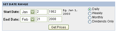 A histórikus adatletöltés beállítása